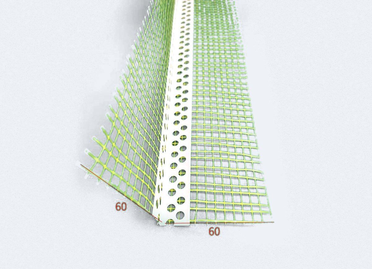 Mesh-Backed Corner Bead 60 x 60